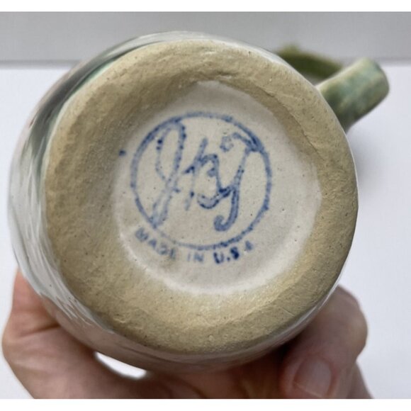 3 Louisville Stoneware John B Taylor Harvest Pear Coffee Mugs Tea Cups - EUC - Picture 6 of 7